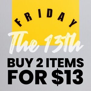 Friday the 13th Sale!